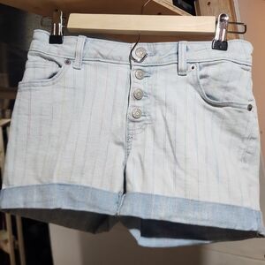 Cat & Jack Light Blue Striped Kids Shorts